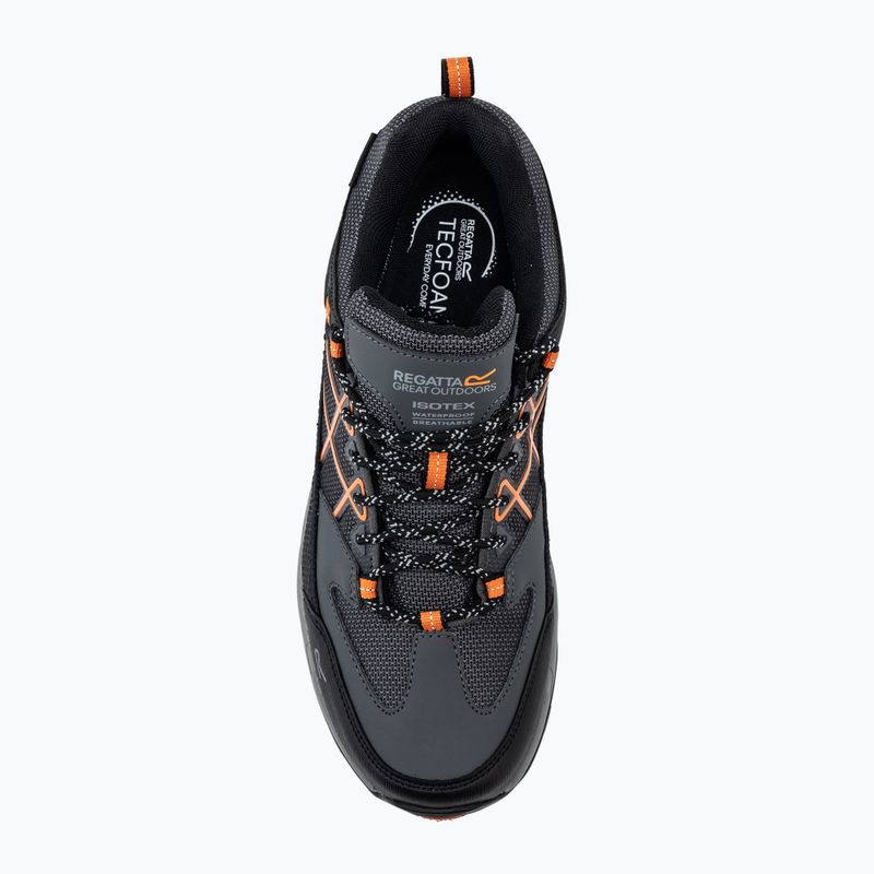 Buty trekkingowe męskie REGATTA Samaris III Low granite/blaze orange 5