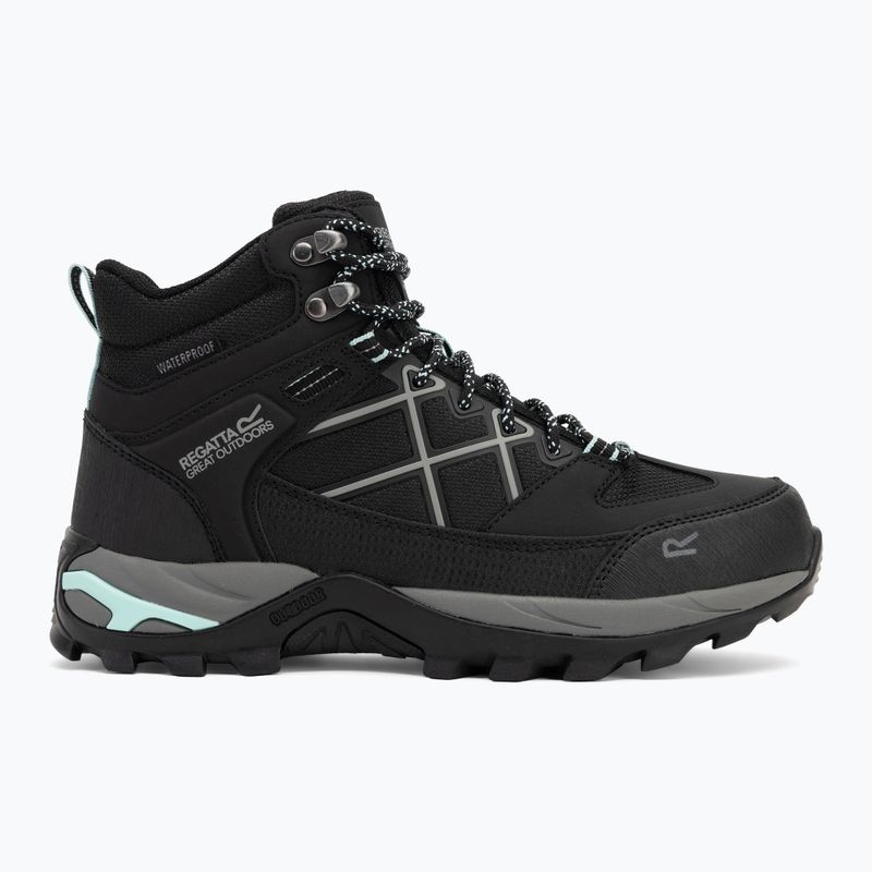 Buty trekkingowe damskie REGATTA Samaris III black/beached aqua 2