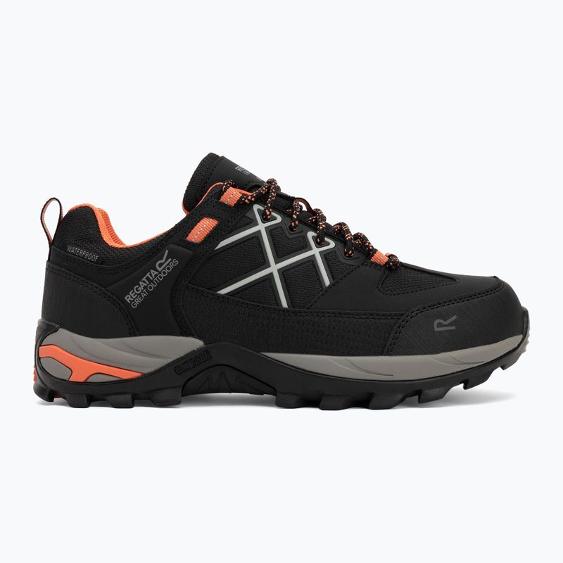 Buty trekkingowe damskie REGATTA Samaris III Low black/satsuma 2