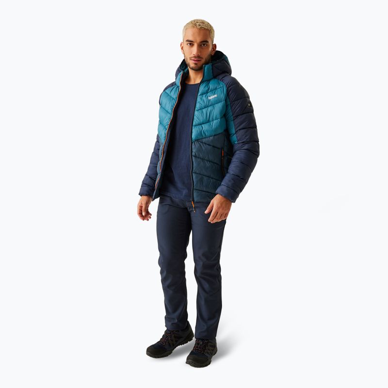 Kurtka męska REGATTA Hooded Dalent moroccan blue/moonlight denim 2