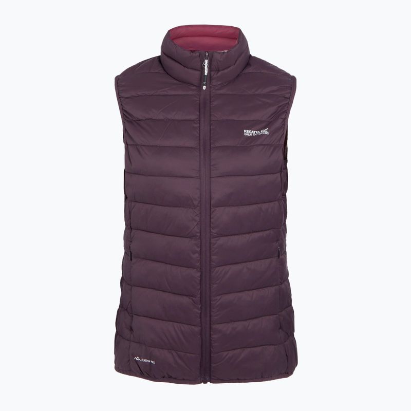 Bezrękawnik damski REGATTA Marizion B/W deep plum 5