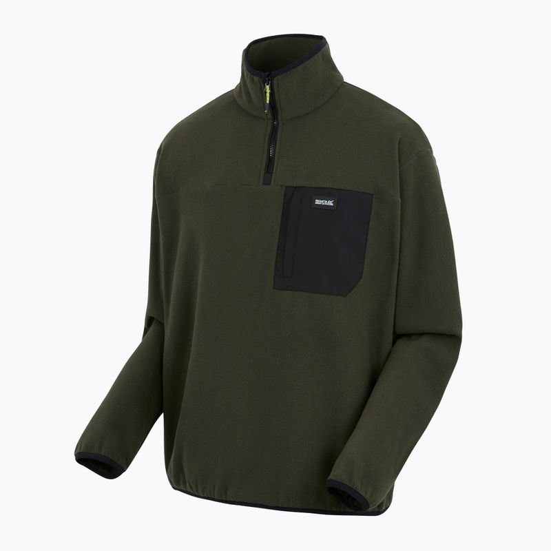 Bluza polarowa męska REGATTA Frankie Half Zip dark khaki 7