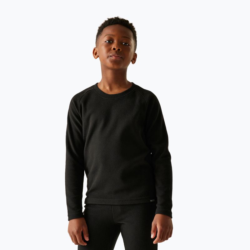 Bluza termoaktywna dziecięca REGATTA Thermal Baselayer black 3