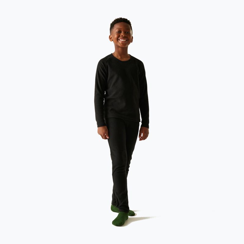 Bluza termoaktywna dziecięca REGATTA Thermal Baselayer black 4