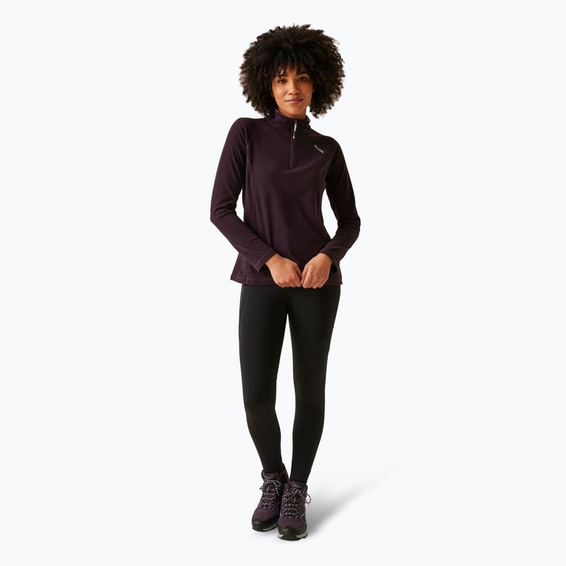 Bluza damska REGATTA Montes deep plum/black 2