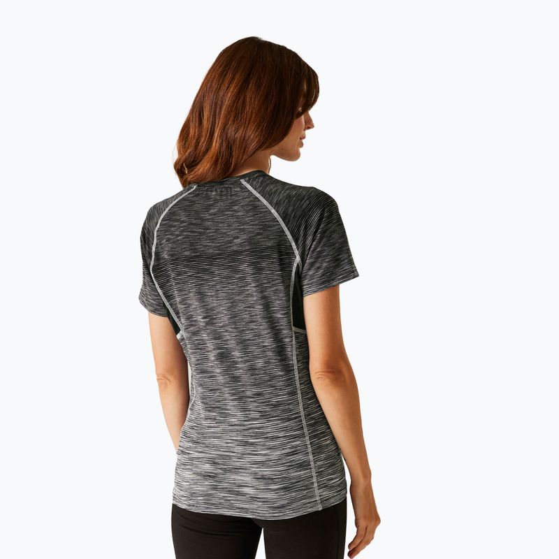 Koszulka damska REGATTA Laxley II black ombre 3
