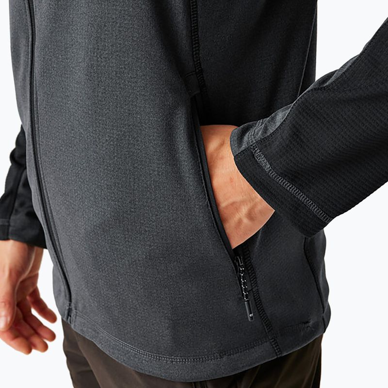 Bluza męska REGATT Highton Full Zip Midlayer ash/black 6