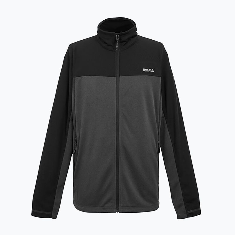 Bluza męska REGATT Highton Full Zip Midlayer ash/black 7