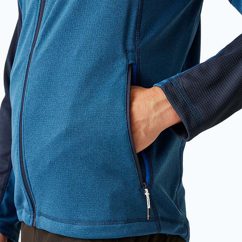 Bluza męska REGATT Highton Full Zip Midlayer olympian blue/navy 6