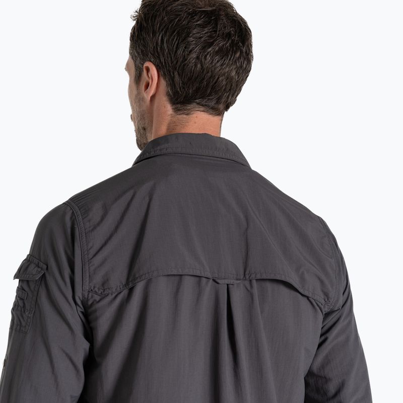 Koszula męska Craghoppers NosiLife Adventure Long Sleeved Shirt III black pepper 5