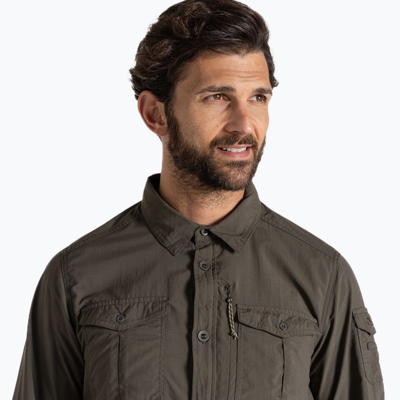 Koszula męska Craghoppers NosiLife Adventure Long Sleeved Shirt III woodland green 4