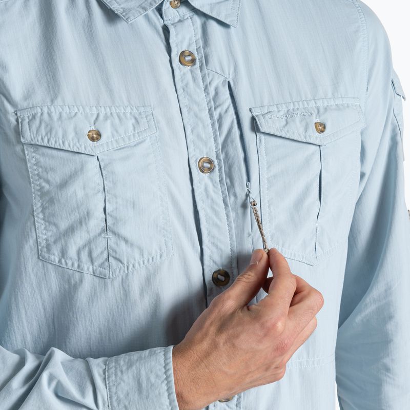 Koszula męska Craghoppers NosiLife Adventure Long Sleeved Shirt III niagara blue 6
