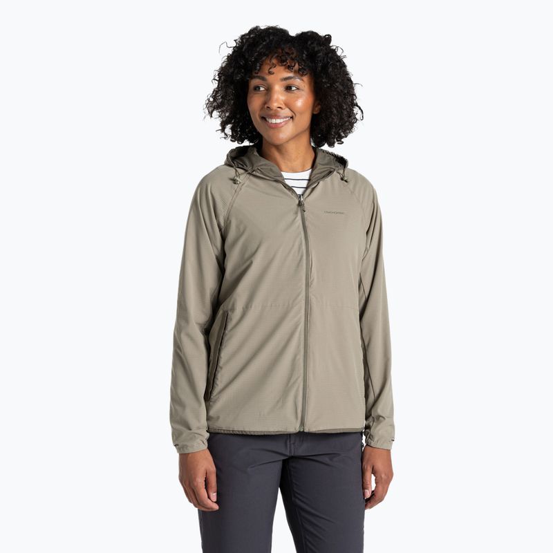 Kurtka przeciwwiatrowa damska Craghoppers NosiLife Rosa Reversible wild olive/vert 2