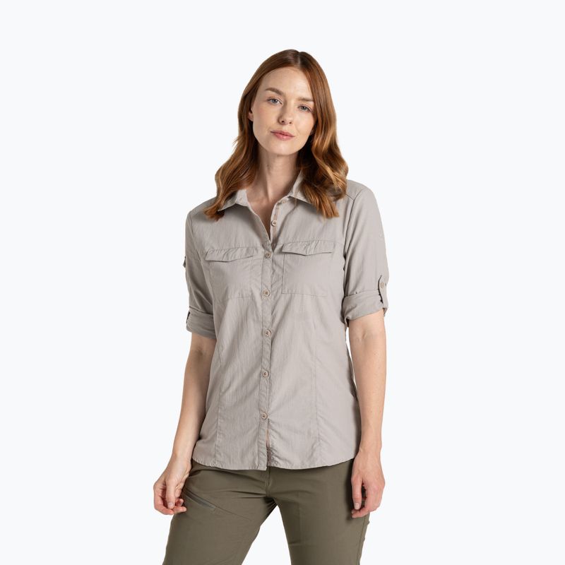 Koszula damska Craghoppers NosiLife Adventure Long Sleeved Shirt III soft mushroom 3