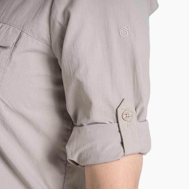 Koszula damska Craghoppers NosiLife Adventure Long Sleeved Shirt III soft mushroom 8