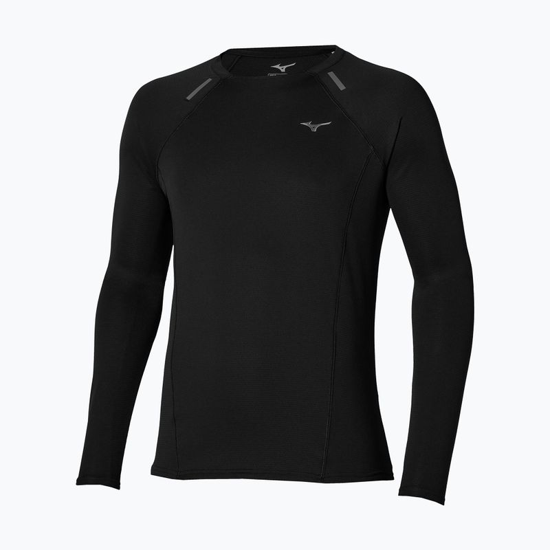 Longsleeve do biegania męski Mizuno Active Dryaeroflow black