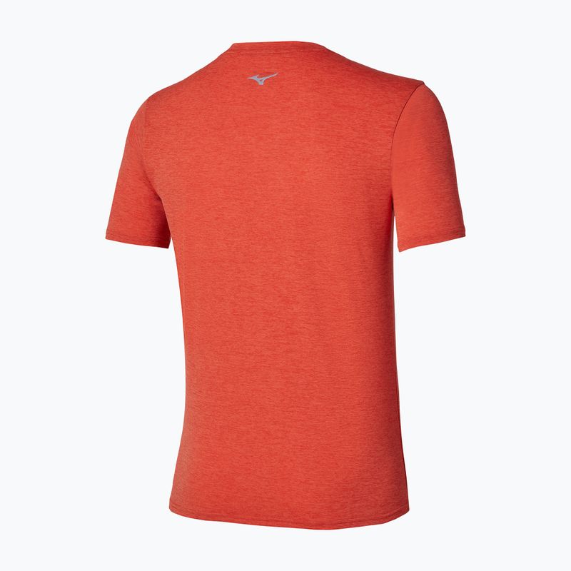 Koszulka do biegania męska Mizuno Core Runbird Short Sleeve Tee orange 2
