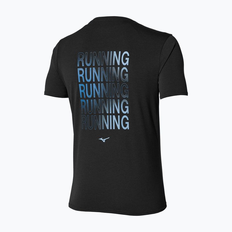 Koszulka do biegania męska Mizuno Core Run Short Sleeve Tee black 2