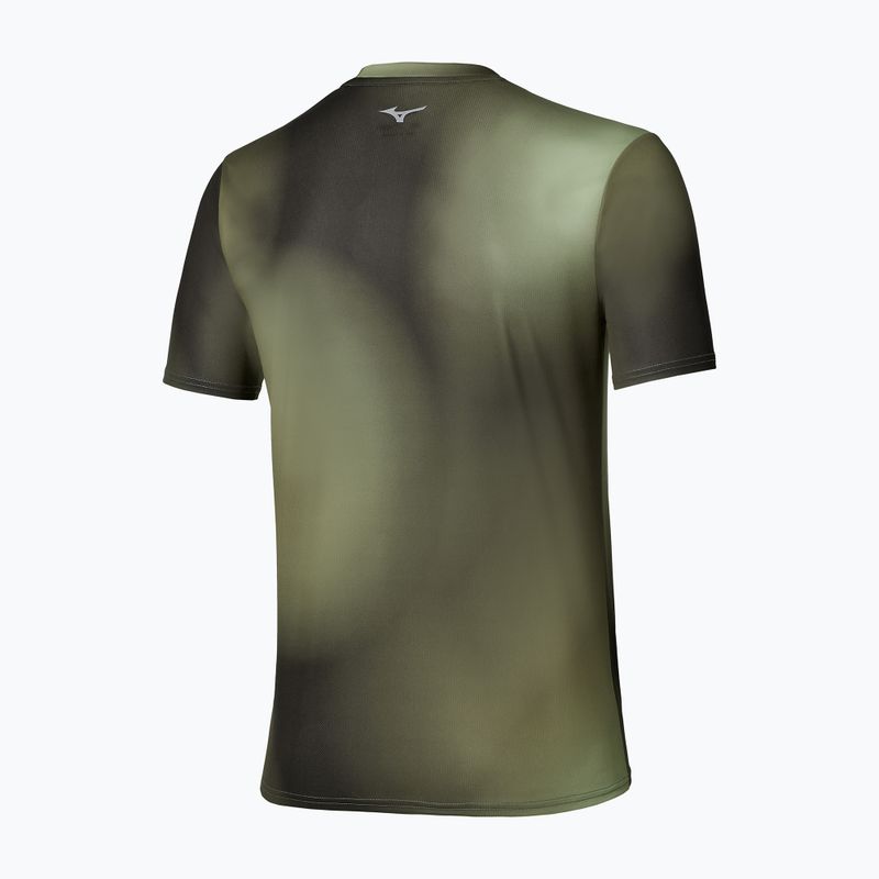Koszulka do biegania męska Mizuno Core Graphic Short Sleeve forest night 2