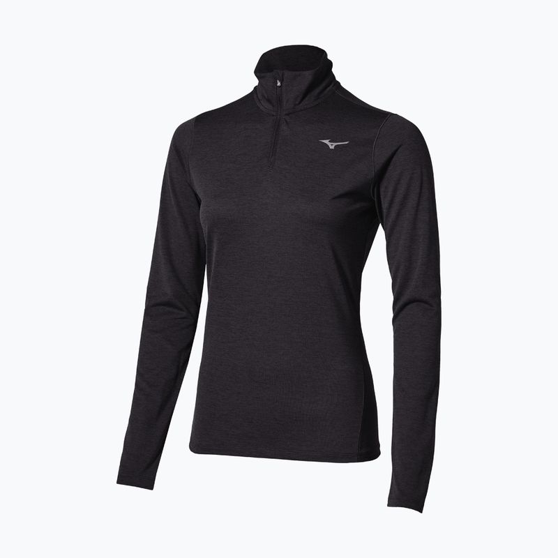 Bluza do biegania damska Mizuno Core Impulse Half Zip Long Sleeve Tee phantom