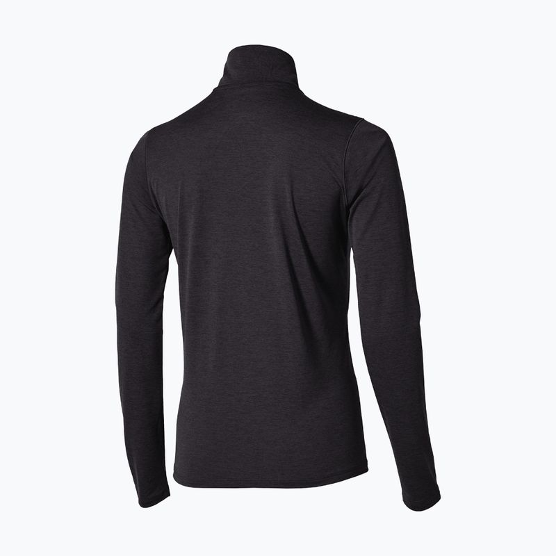 Bluza do biegania damska Mizuno Core Impulse Half Zip Long Sleeve Tee phantom 2