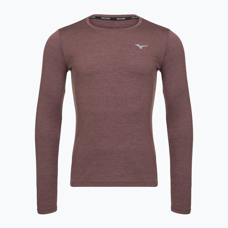 Longsleeve do biegania męski Mizuno Core Impulse Long Sleeve Tee pepper corn