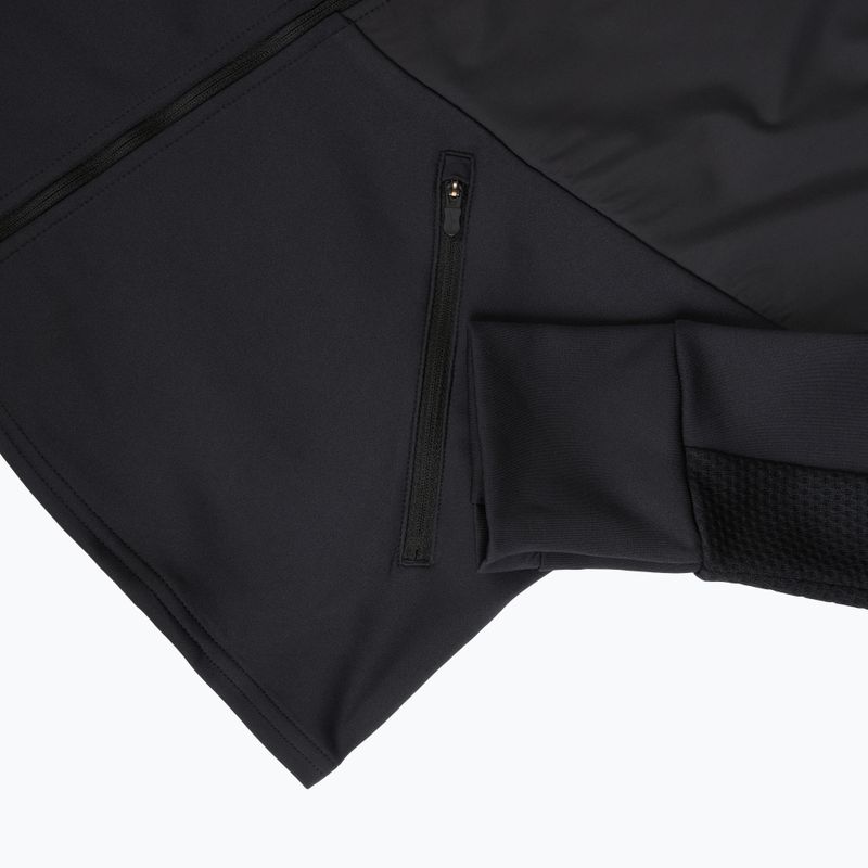 Kurtka do biegania męska Mizuno Active Warmalite Hybrid Full Zip Hooded Long Sleeve Top black 4