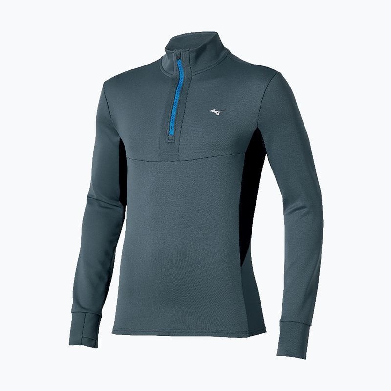 Bluza do biegania męska Mizuno Active Warmalite Half Zip Long Sleeve Top dark slate