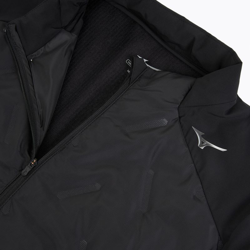 Kurtka do biegania męska Mizuno Tech Techfill Breath Thermo Jacket black 3