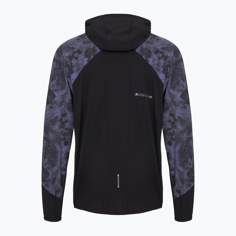 Kurtka do biegania męska Mizuno Active Alpha Hooded Jacket gekko 2