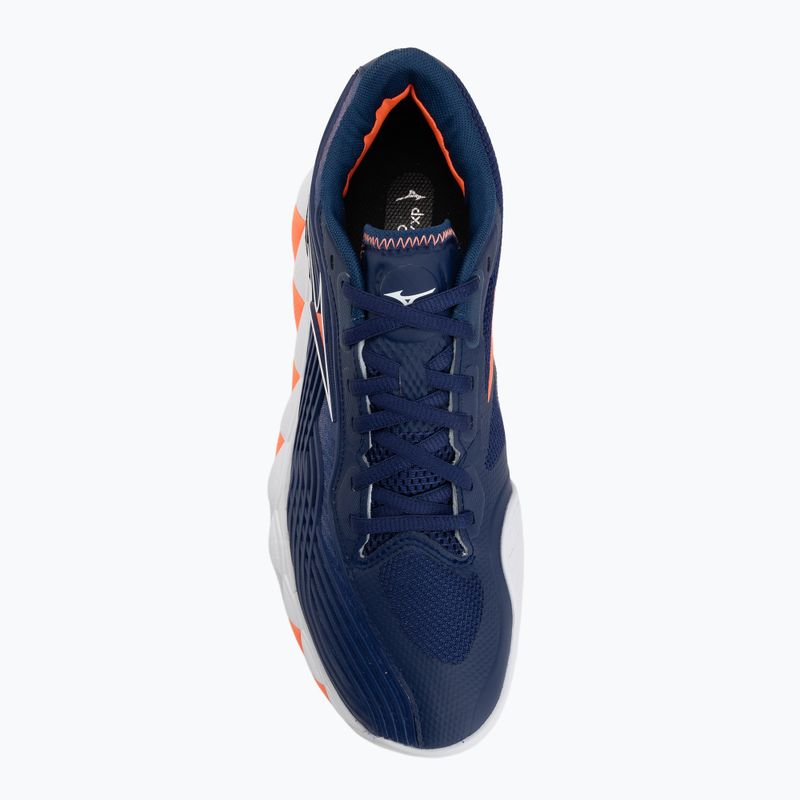 Buty do tenisa męskie Mizuno Wave Enforce Tour 2 CC beacon blue/white/lava orange 5