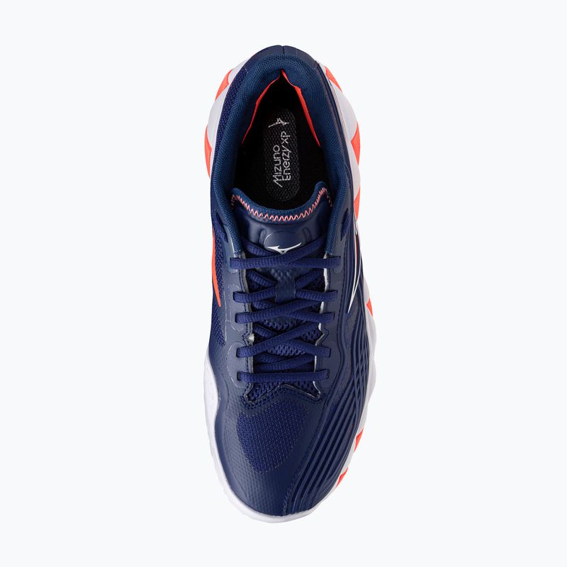 Buty do tenisa męskie Mizuno Wave Enforce Tour 2 CC beacon blue/white/lava orange 12