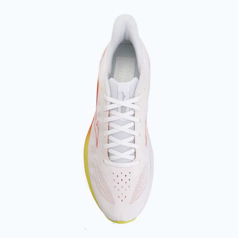 Buty do biegania męskie Mizuno Wave Skyrise 7 white/orange/evening primrose 5