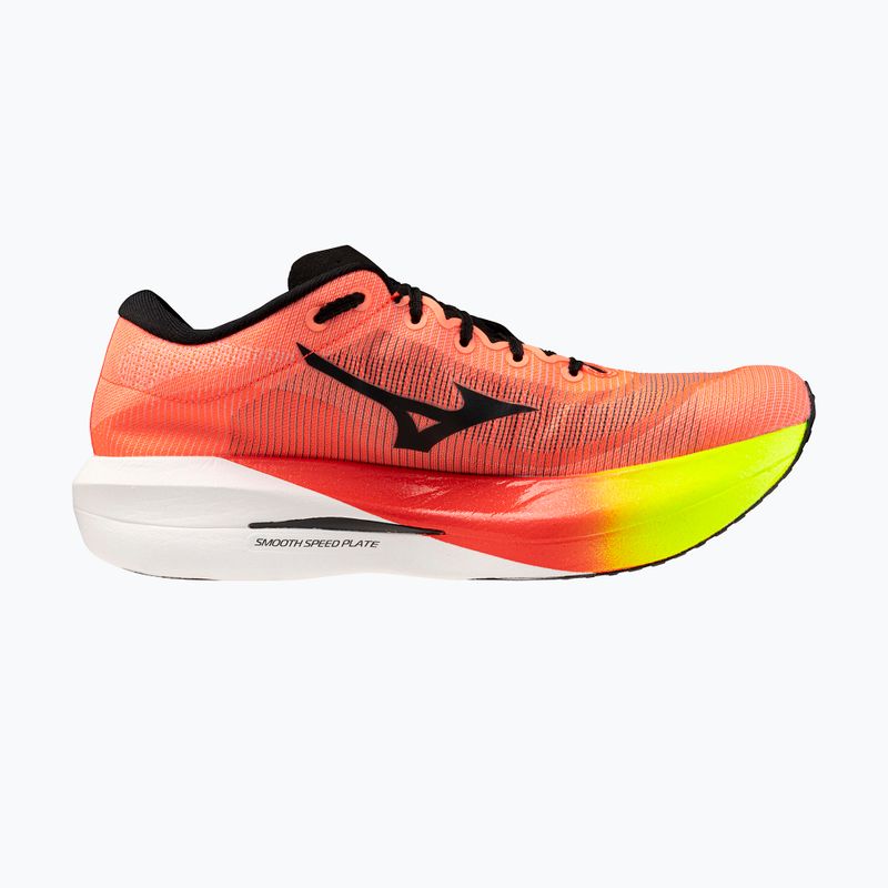 Buty do biegania Mizuno Hyperwarp Pure lava orange/black/lightning yellow 2