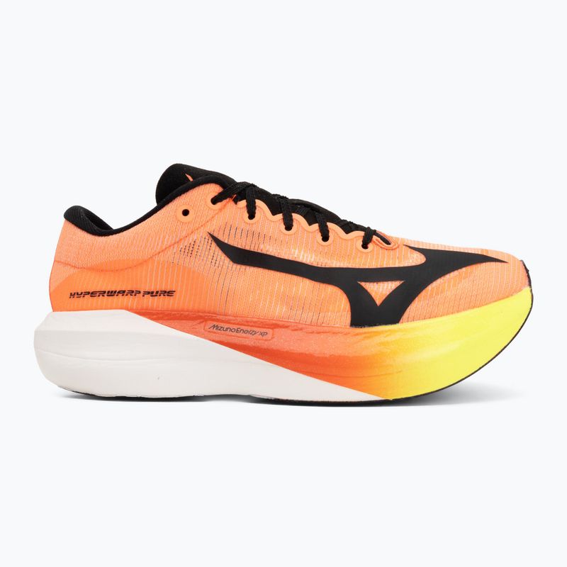 Buty do biegania Mizuno Hyperwarp Pure lava orange/black/lightning yellow 2