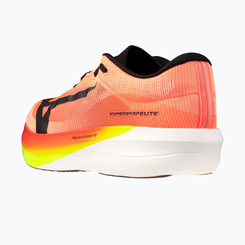 Buty do biegania Mizuno Hyperwarp Elite lava orange/black/lightning yellow 4