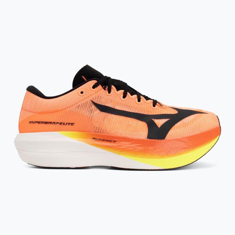 Buty do biegania Mizuno Hyperwarp Elite lava orange/black/lightning yellow 2