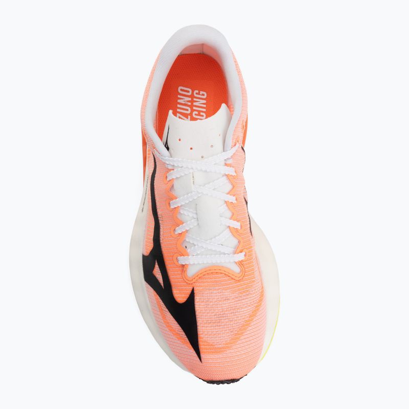 Buty do biegania Mizuno Hyperwarp Pro white/black/lava orange 5