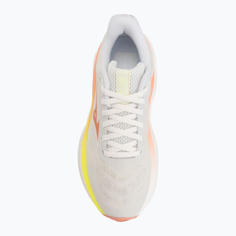 Buty do biegania damskie Mizuno Wave Sky 9 gf white/desert flower/lime pulp 5