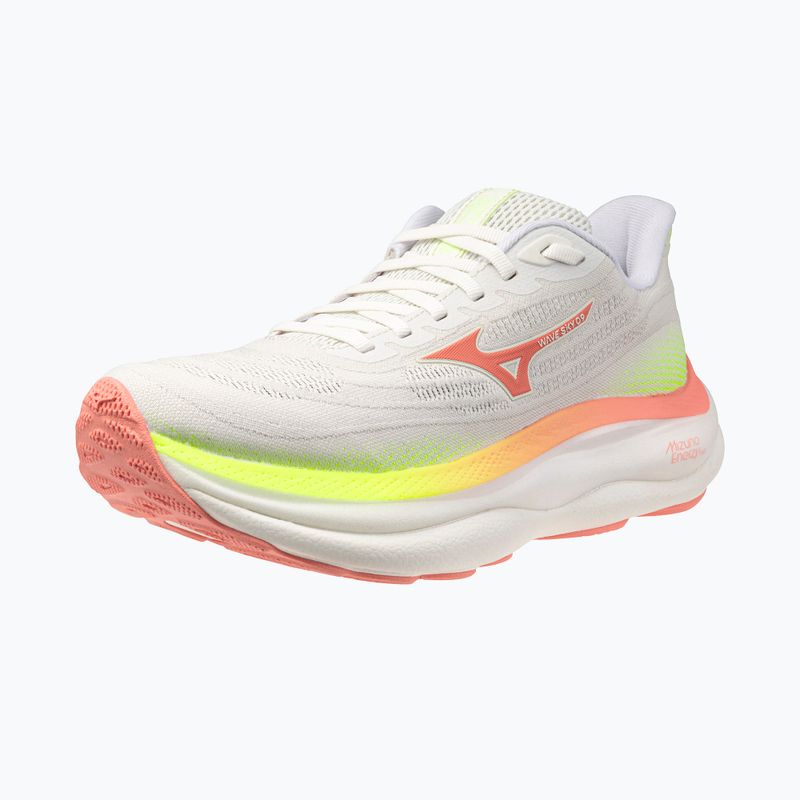 Buty do biegania damskie Mizuno Wave Sky 9 gf white/desert flower/lime pulp 3