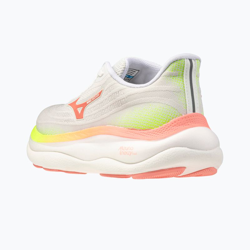 Buty do biegania damskie Mizuno Wave Sky 9 gf white/desert flower/lime pulp 4