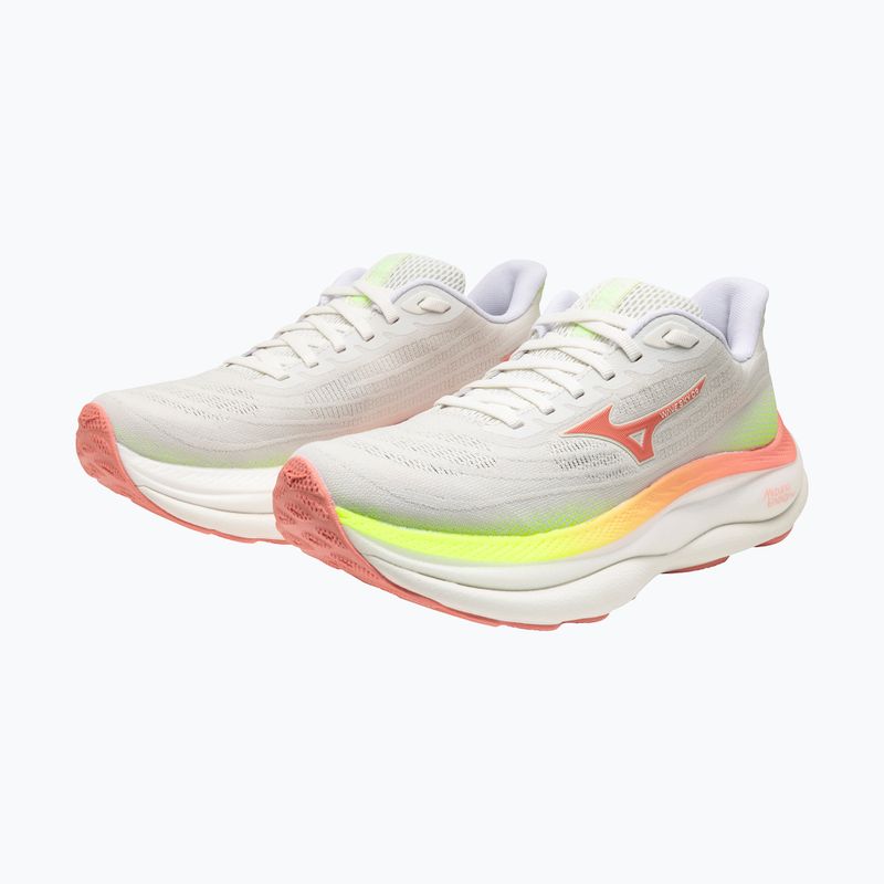 Buty do biegania damskie Mizuno Wave Sky 9 gf white/desert flower/lime pulp 5