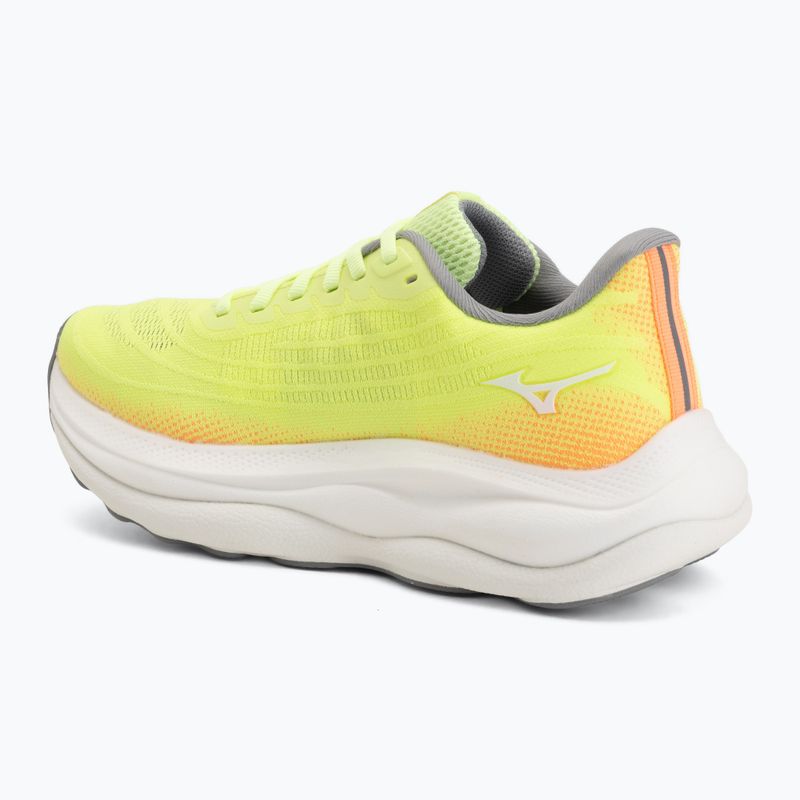 Buty do biegania damskie Mizuno Wave Sky 9 lime pulp/white/flamingo coral 3