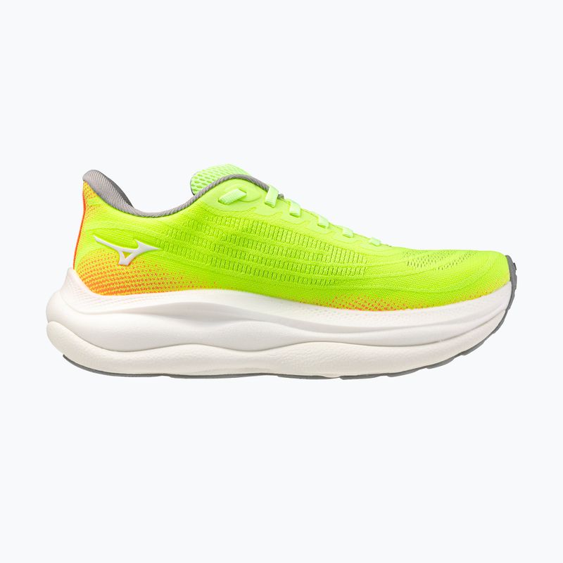 Buty do biegania damskie Mizuno Wave Sky 9 lime pulp/white/flamingo coral 2