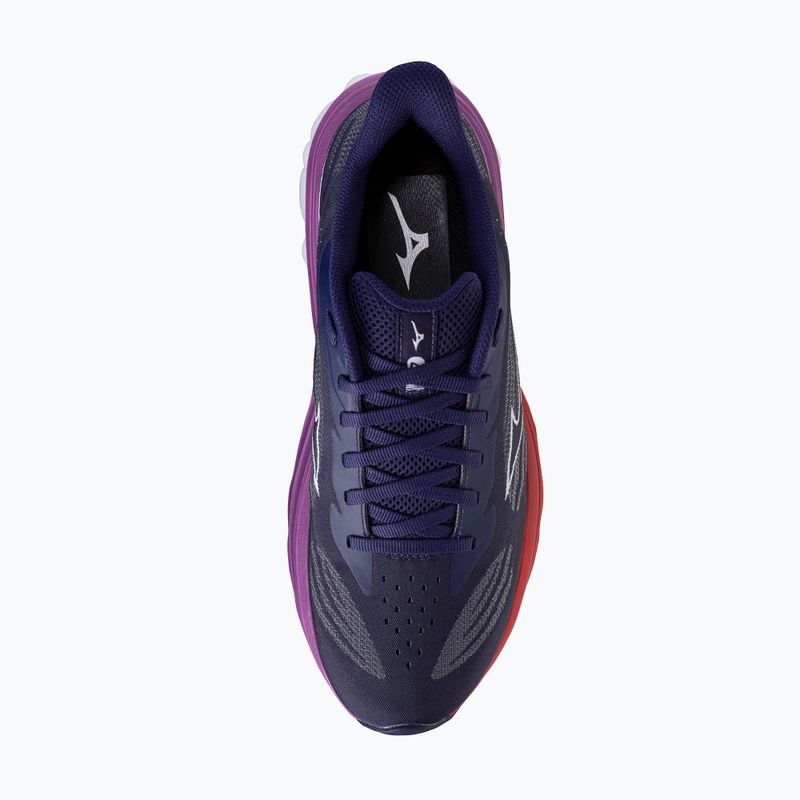 Buty do biegania damskie Mizuno Wave Skyrise 7 rhodonite/white/tomato puree 5