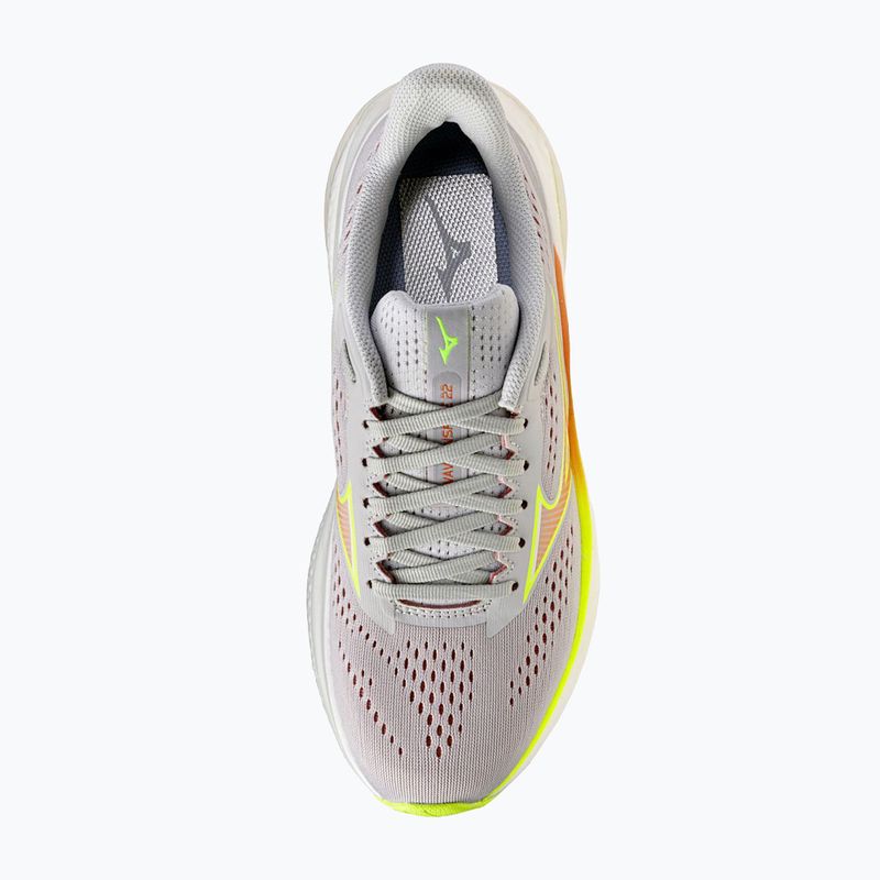 Buty do biegania damskie Mizuno Wave Inspire 22 cloudscape/desert flower/lime pulp 6