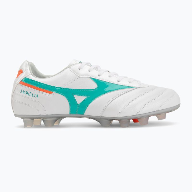 Buty piłkarskie Mizuno Morelia II Elite FG white/arcadia/lava orange 2