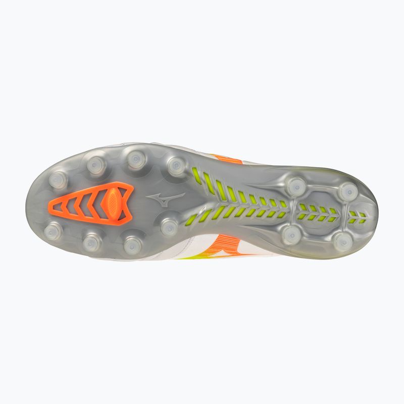 Buty piłkarskie Mizuno Monarcida Neo III Elite FG white/evening primrose/lava orange 2