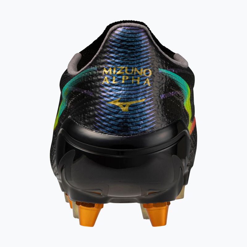 Buty piłkarskie Mizuno Alfa III Elite Mix black/lava orange/evening primrose 3