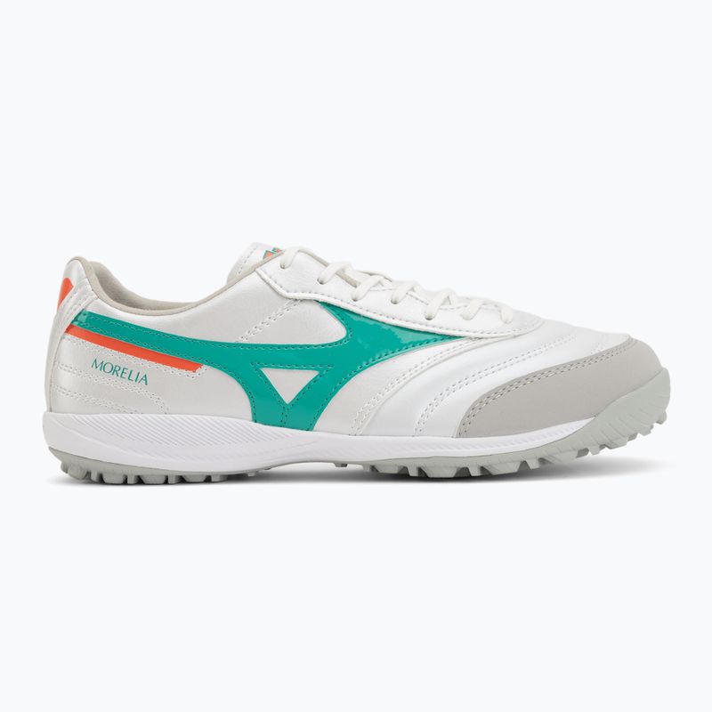 Buty piłkarskie Mizuno Morelia Sala Pro TF white/arcadia/lava orange 2